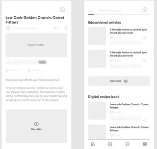 Wireframe for mobile
